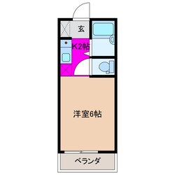 ハイツ城下の物件間取画像